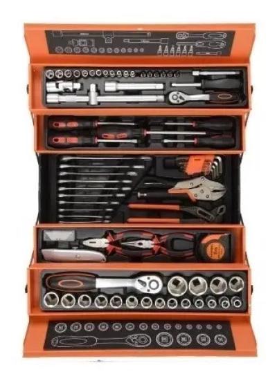 CAJA PORTATIL METALICA CON 85 PIEZAS DE HERRAMIENTAS - 2