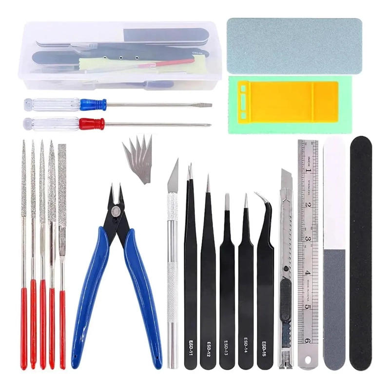 KIT DE HERRAMIENTAS BASICAS PARA MODELISMO 26 PIEZAS - 5