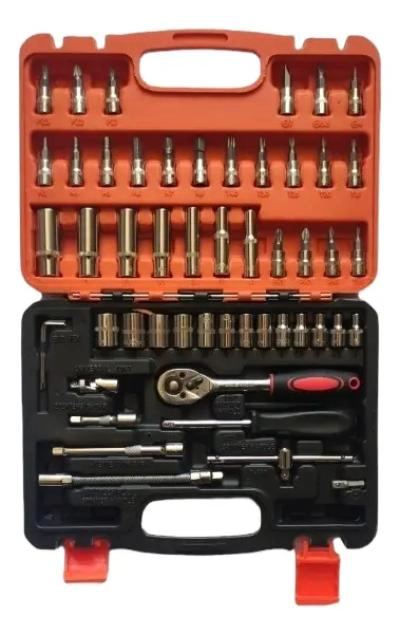 SET DE DADOS Y HERRAMIENTAS 1/4 PULG 53 PIEZAS - 4