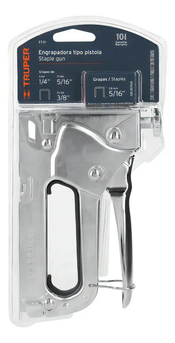 ENGRAPADORA PARA TAPICERIA CON 200 GRAPAS CROMADAS - 2