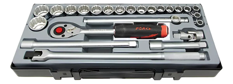 JUEGO DE DADOS POLIGONAL 1/2'' DE 5/16'' A 1 1/4'' - 1