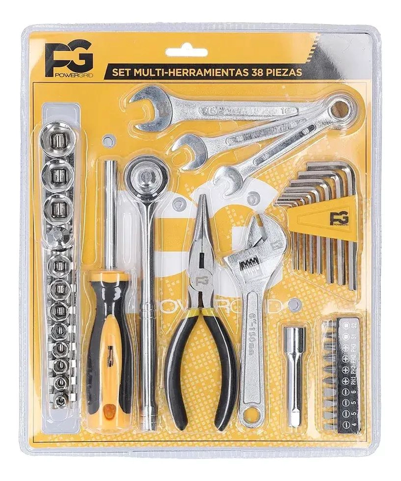 JUEGO MULTIHERRAMIENTAS 38 PIEZAS CON ACCESORIOS - 5