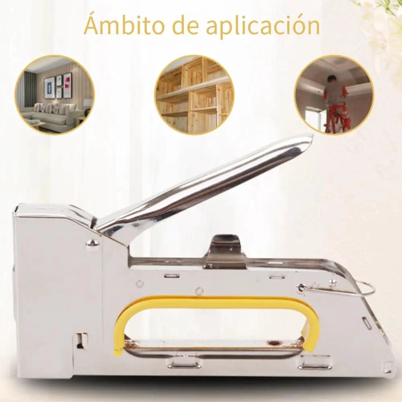 PISTOLA DE GRAPAS Y CLAVOS 4800 PARA DECORACION - 10