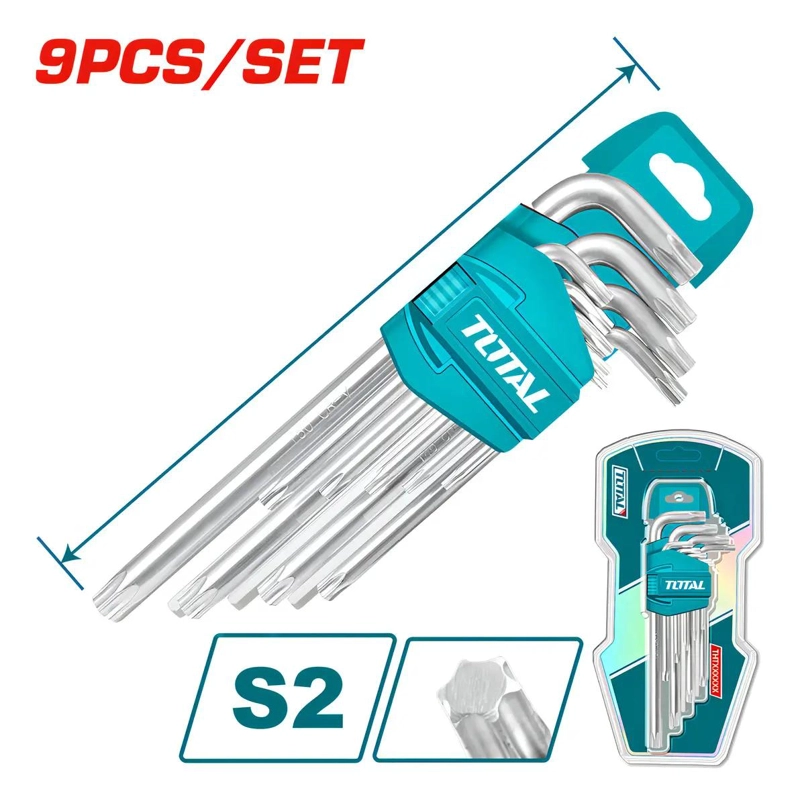 JUEGO DE LLAVES ALLEN TORX T10 A T15 9 PZ - 2