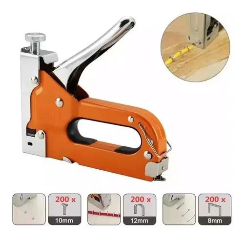 GRAPADORA 3 EN 1 PARA MADERA Y TAPICERIA CON GRAPAS - 2