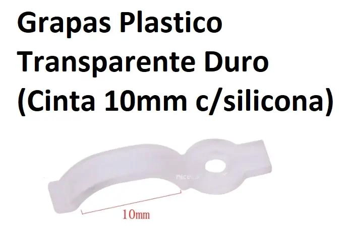 PACK DE 30 GRAPAS PARA CINTA LED 10MM - 2
