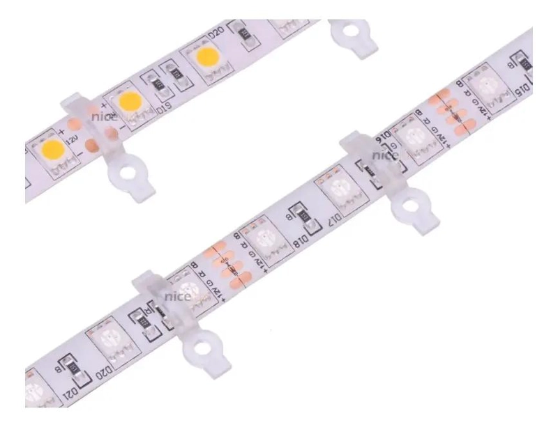 PACK DE 30 GRAPAS PARA CINTA LED 10MM - 3