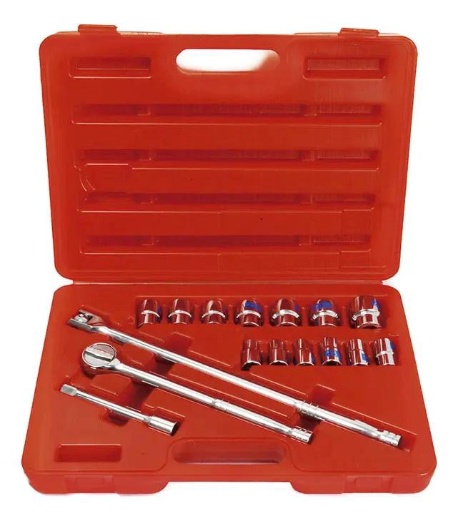 SET DE 17 DADOS 10-27MM 1/2 PULGADA - 1