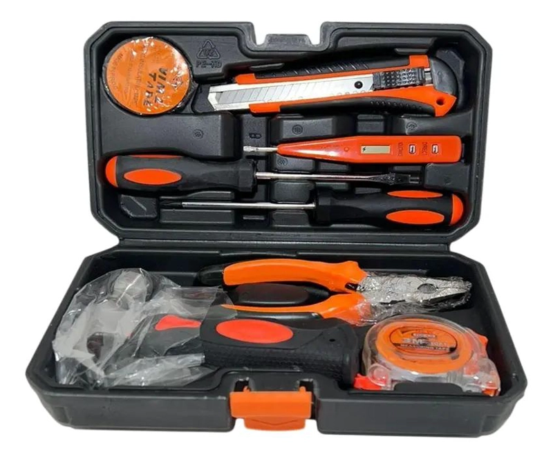 KIT DE HERRAMIENTAS DE MANO 9 PIEZAS - 1