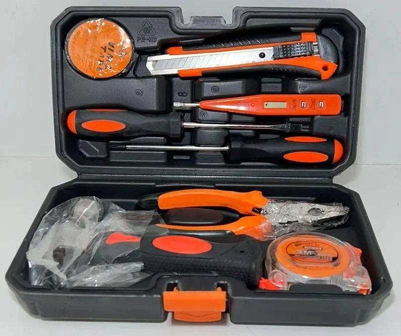 KIT DE HERRAMIENTAS DE MANO 9 PIEZAS - 2