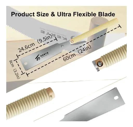 SERRUCHO JAPONE S RYOBA 255MM DOBLE CARA ACERO SK5 - 3
