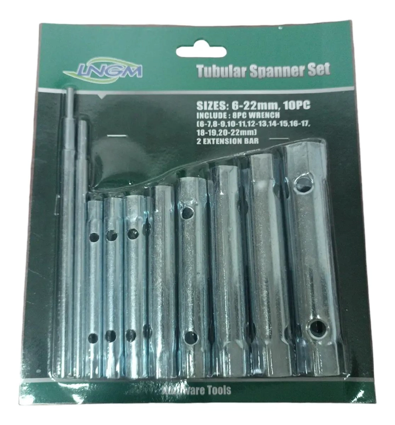 SET DE LLAVES TUBO HEXAGONAL 10 PIEZAS - 1