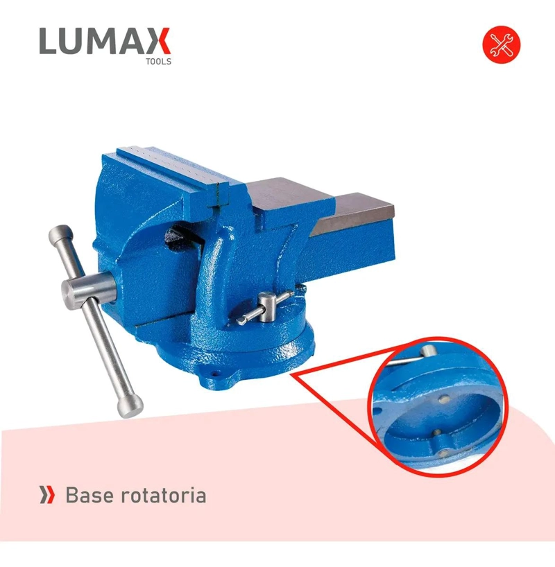 PRENSA TORNILLO DE BANCO 6 PULGADAS AZUL - 5
