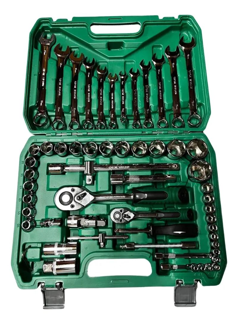 KIT DE HERRAMIENTAS COMBINADAS 216 PIEZAS - 1
