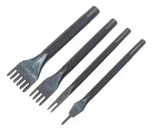 KIT DE 18 HERRAMIENTAS PARA TRABAJO EN CUERO Y ARTESANIA - 4