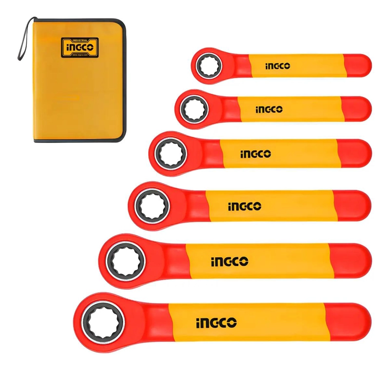SET DE LLAVES CORONA CON CHICHARRA AISLADA 1000V 6 PIEZAS - 1