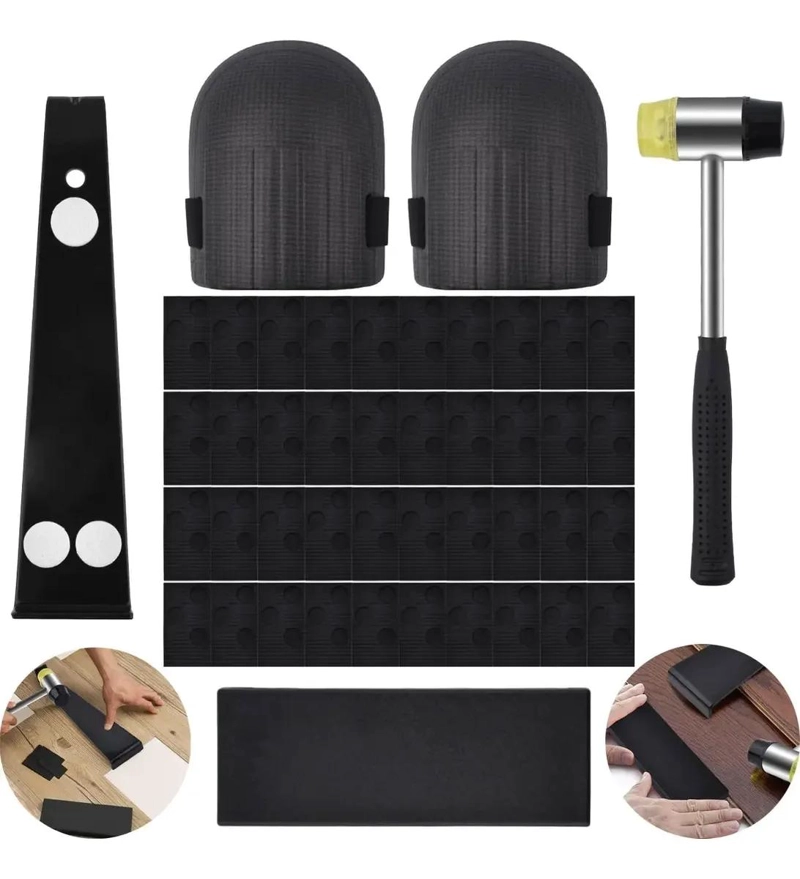 KIT PROFESIONAL PARA INSTALACION DE PISO FLOTANTE 45 PIEZ - 1