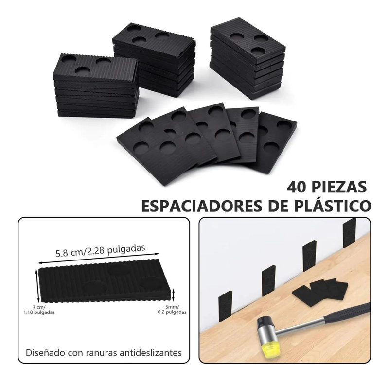 KIT PROFESIONAL PARA INSTALACION DE PISO FLOTANTE 45 PIEZ - 4