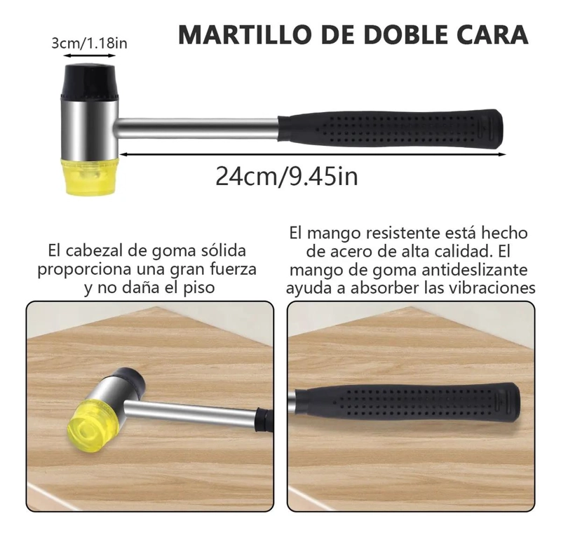 KIT PROFESIONAL PARA INSTALACION DE PISO FLOTANTE 45 PIEZ - 5