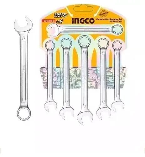 JUEGO DE 6 LLAVES COMBINADAS DE ACERO - 1