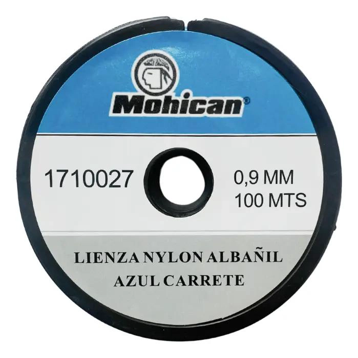 LIENZA NYLON ALBAÑIL AZUL 0,9 MM 100 MTS - 1