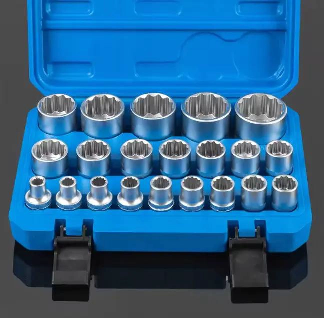 SET DE 21 DADOS POLIGONALES DE 1/2' A 36MM - 1