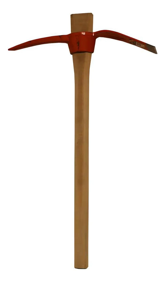 PICOTA PUNTA PALA 90 CM ACERO FORJADO CON MANGO DE MADERA - 2