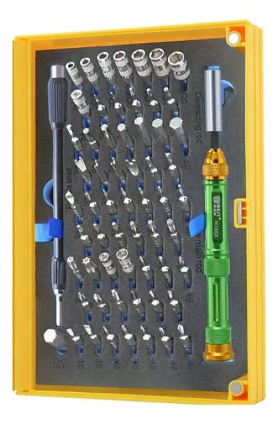 KIT DE DESTORNILLADORES DE PRECISION 63 PIEZAS - 1