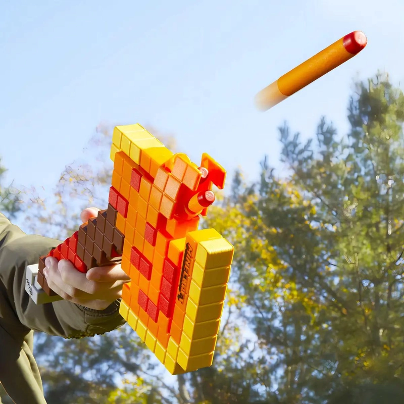 HACHA LANZADORA DE DARDOS NERF MINECRAFT FIREBRAND - 5