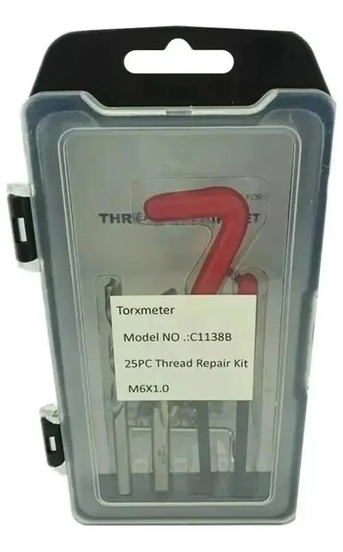 KIT DE REPARACION DE ROSCA M6 X 1.0 CON 25 PIEZAS - 2
