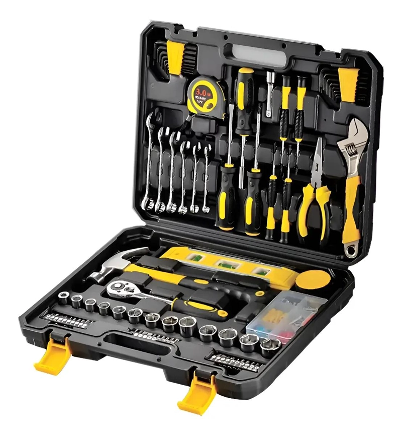 SET DE 108 HERRAMIENTAS MANUALES CON MALETIN - 1