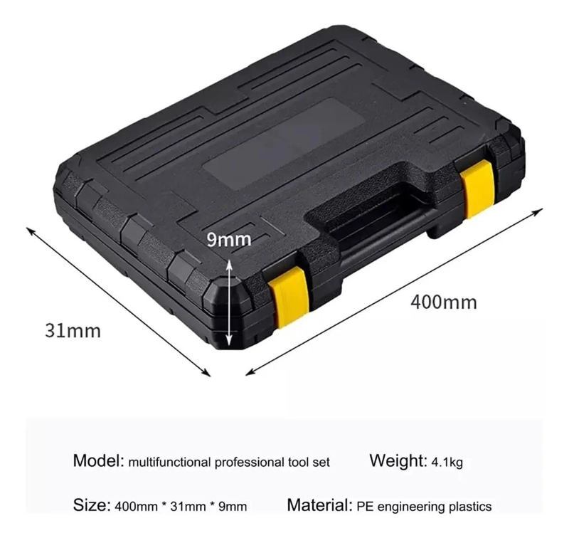 SET DE 108 HERRAMIENTAS MANUALES CON MALETIN - 3