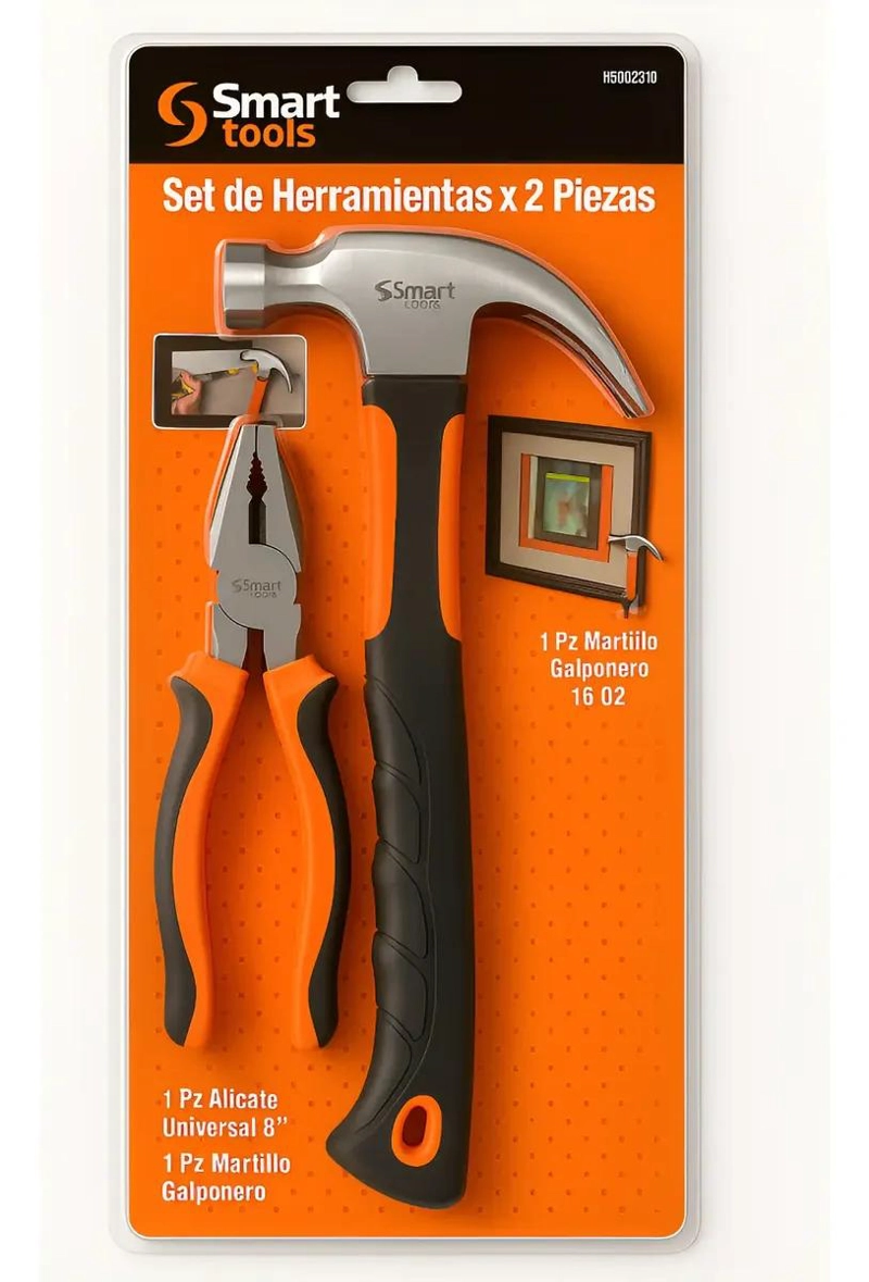 SET DE MARTILLO 16 OZ Y ALICATE UNIVERSAL 8'' - 1
