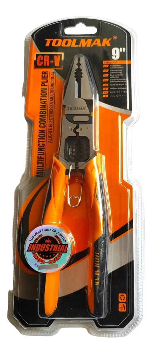 ALICATE PARA ELECTRICISTA 9' CON MANGO ERGONOMICO - 2