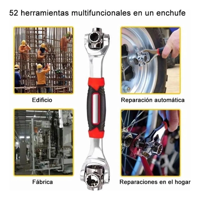LLAVE MULTIFUNCIONAL 48 EN 1 ROTATIVA 360° - 4