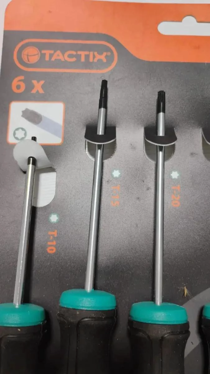 JUEGO DE ATORNILLADORES TORX 6 PIEZAS ERGONOMICO - 4