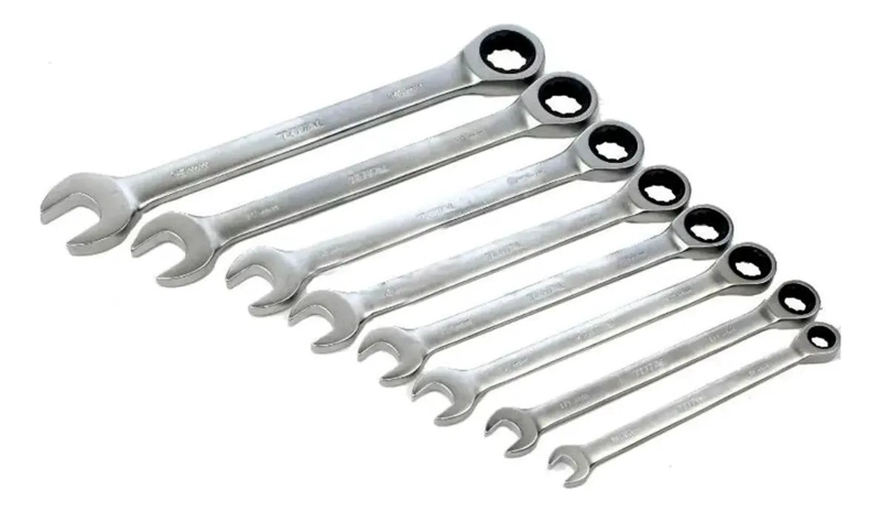 SET DE 8 LLAVES PUNTA DE CORONA CON CHICHARRA - 3