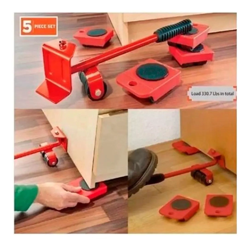 KIT DE HERRAMIENTAS PARA MOVER MUEBLES PESADOS - 4