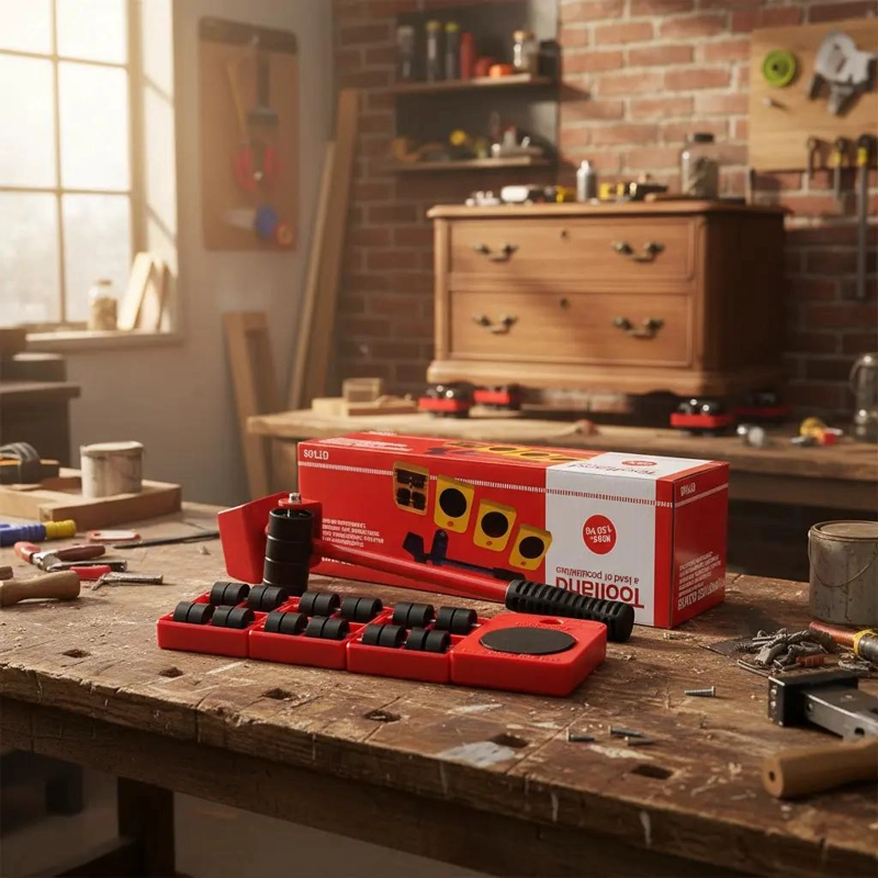 KIT DE HERRAMIENTAS PARA MOVER MUEBLES PESADOS - 6