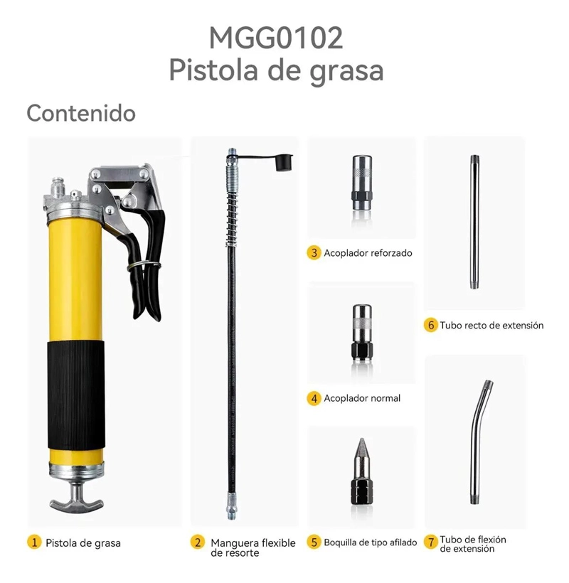 PISTOLA NEUMATICA PARA INYECTAR GRASA - 3