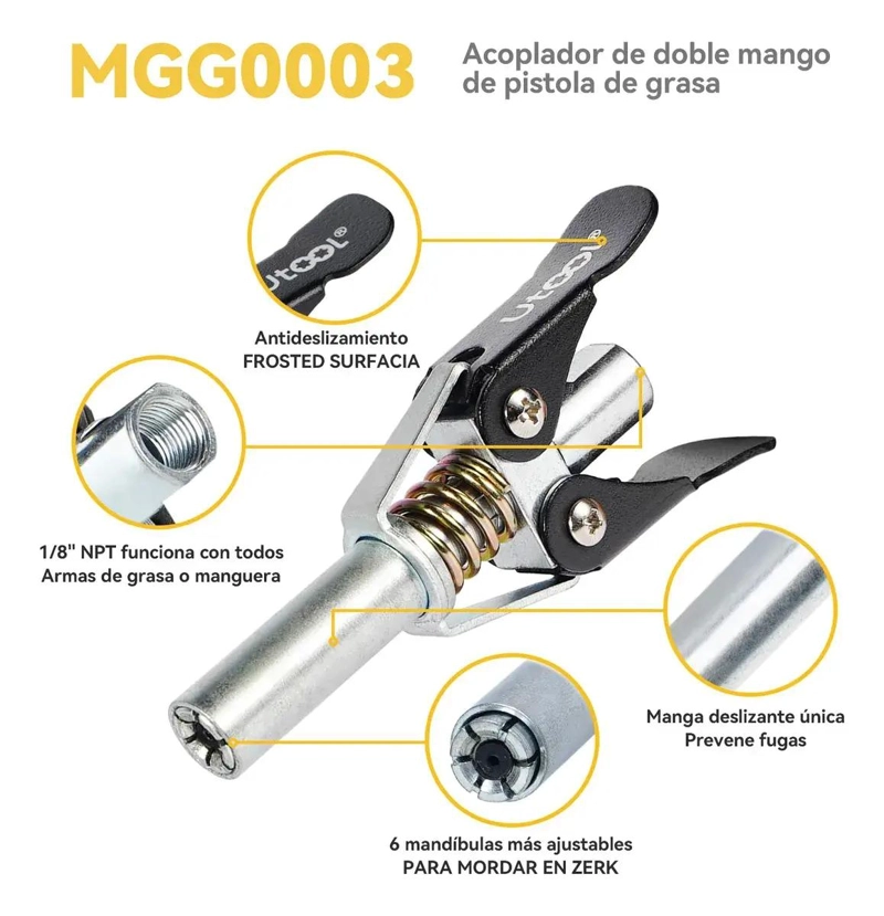 PISTOLA NEUMATICA PARA INYECTAR GRASA - 4