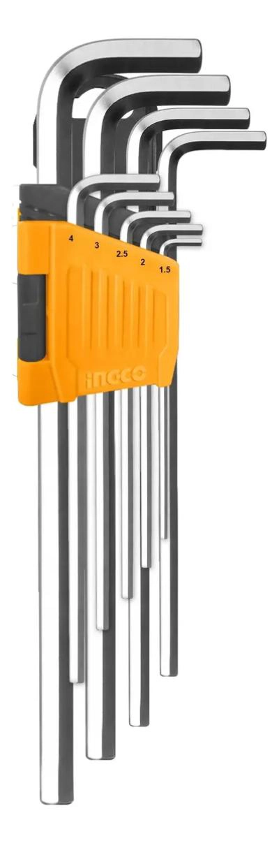 JUEGO DE LLAVES ALLEN EXTRA LARGAS 1.5 A 10 MM 9 PIEZAS - 2
