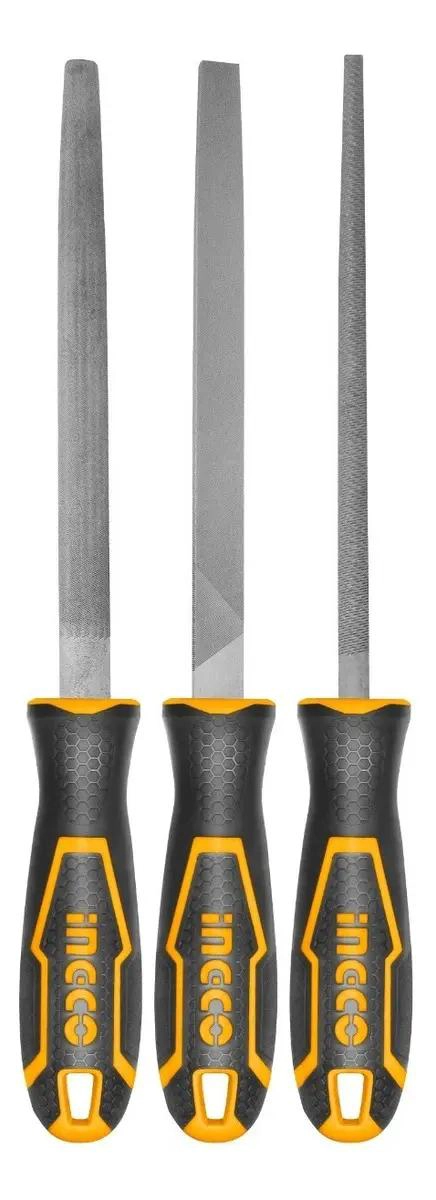 SET DE LIMAS PARA METAL 3 PIEZAS 200MM - 1