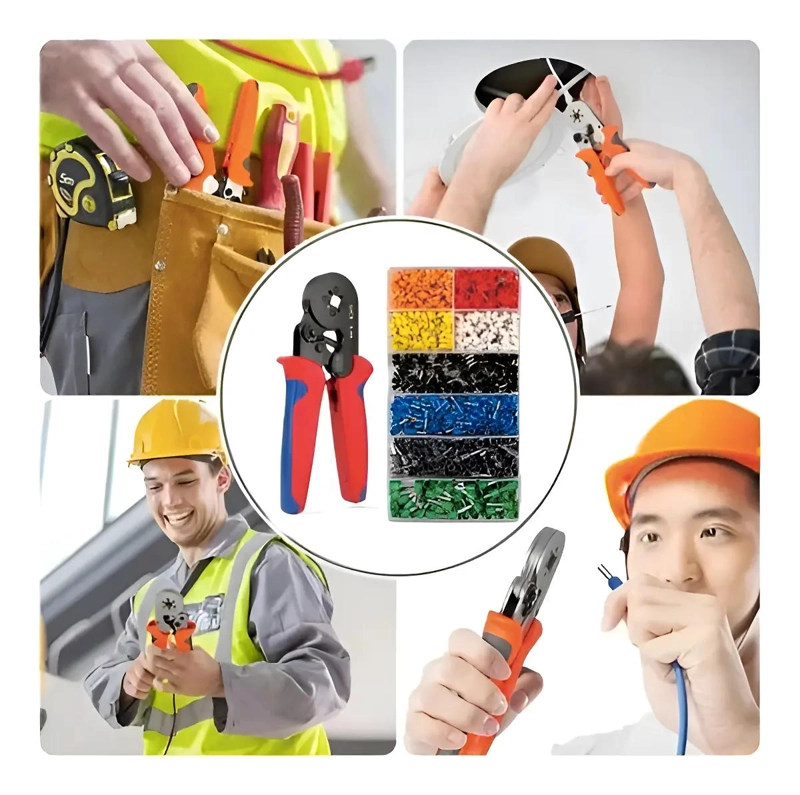 KIT ALICATE PRENSA TERMINAL 1200 PIEZAS - 2