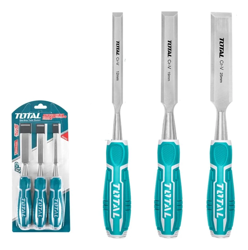 SET DE 3 CINCELES PARA MADERA - 4