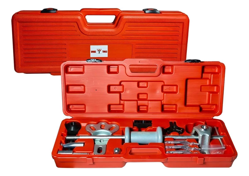 KIT EXTRACTOR DE RODAMIENTOS 19 PIEZAS CON MORDAZA - 1