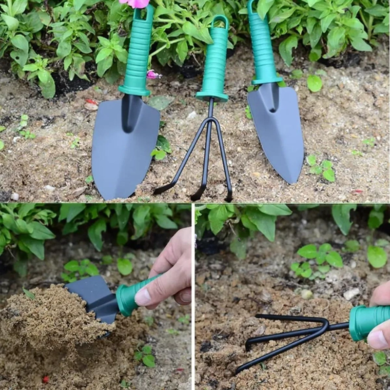 KIT DE HERRAMIENTAS MANUALES PARA JARDINERIA - 4