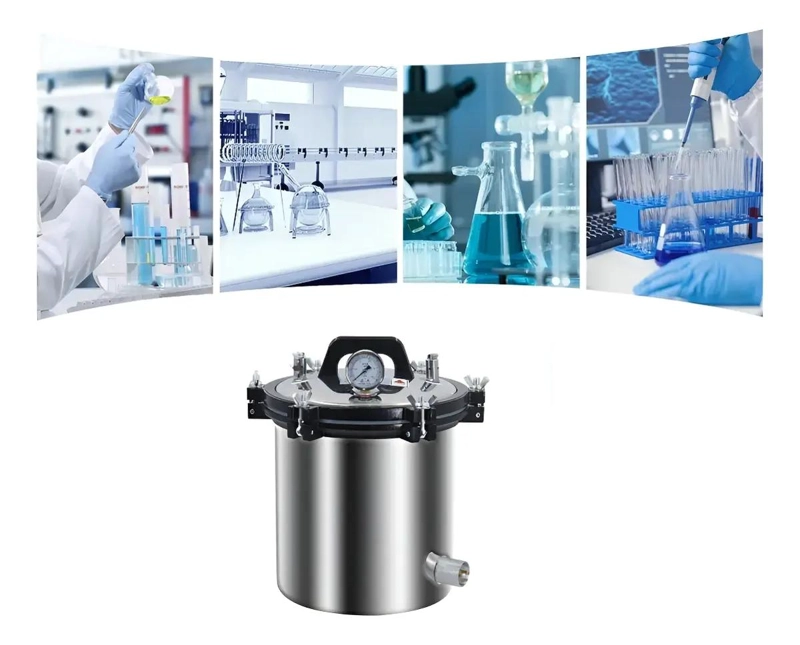 ESTERILIZADOR AUTOCLAVE 12 LITROS ACERO INOXIDABLE - 1