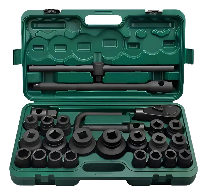 SET PROFESIONAL DE DADOS DE IMPACTO 1'' Y 3/4'' 26 PIEZAS - 1