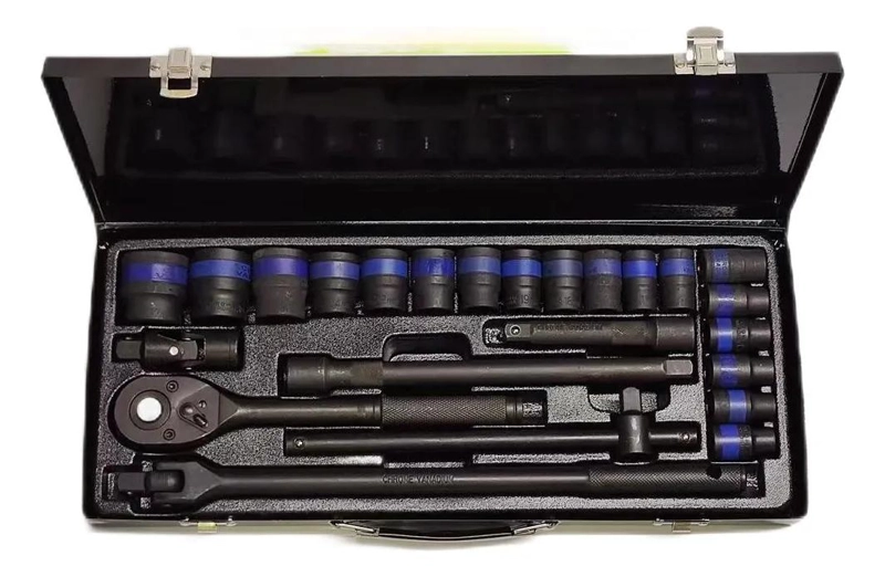 SET DE DADOS DE IMPACTO 1/2 CON 20 PIEZAS Y MALETIN META¬ - 3